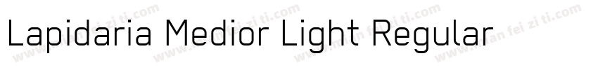 Lapidaria Medior Light Regular字体转换